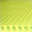 10mm 48 x 96 Yellow plastic corrugated sheets pads coroplast